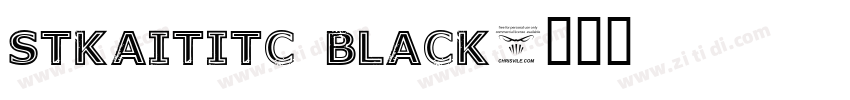 STKaitiTC black字体转换
